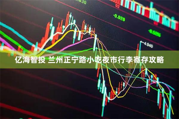 亿海智投 兰州正宁路小吃夜市行李寄存攻略