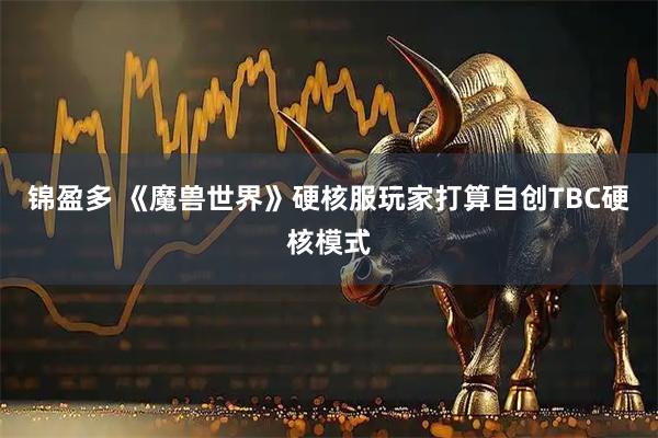锦盈多 《魔兽世界》硬核服玩家打算自创TBC硬核模式